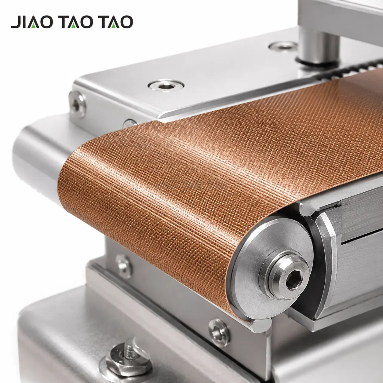 PTFE coated fiberglass tape used for sealing bar protection and anti-stick heat sealing application.